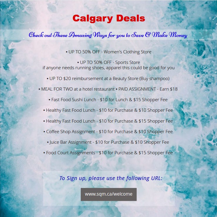 Calgary Deals. Sensors Quality Management Inc., is a… by SQM Inc Medium