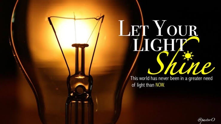 Let Your Light Shine”. As Christians, we believe that Jesus is… | by Albert  P | Medium