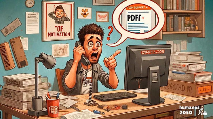 Estudiante Universitario No Logra Abrir un PDF sin Llamar al Soporte Técnico