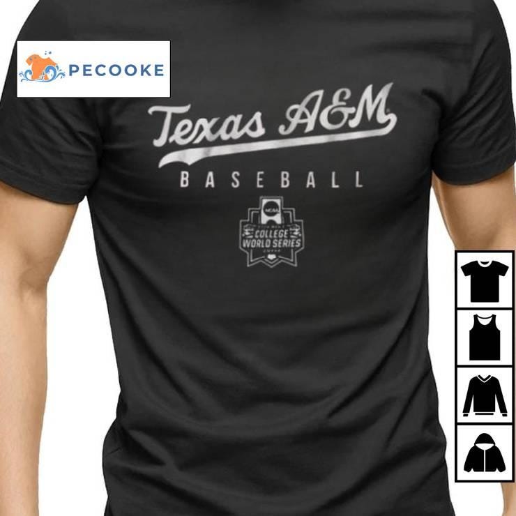 Texas am baseball 2024 college world series shirt jessica medium