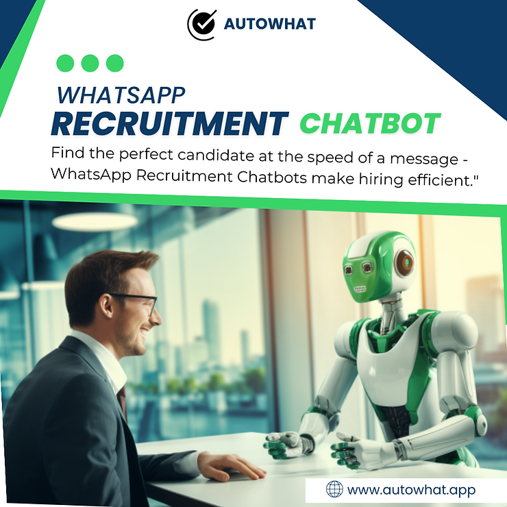 WhatsApp Chatbots for Recruitment and Job Search | by Autowhat