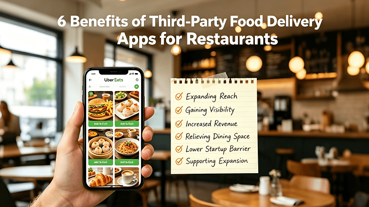 6 Benefits of Third-Party Food Delivery Apps for Restaurants