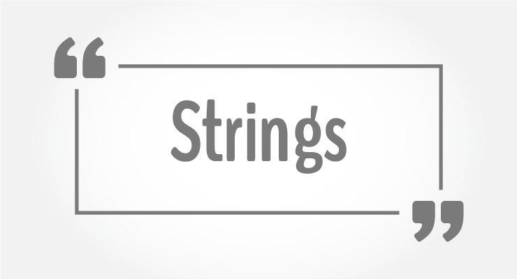 Strings-Data Structures(Part 2). What is a String? | by Jinit Jain ...