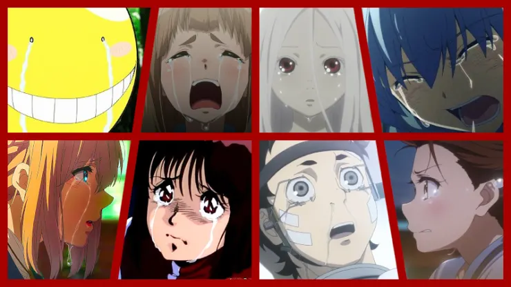 Sad Anime Girl Fake Smile I Won't Cry I'm Smiling - Sad Anime Girl