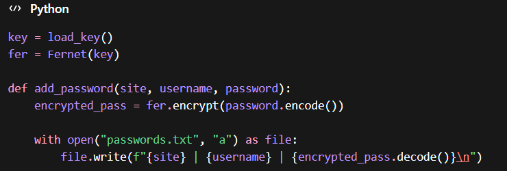 Building a Password Manager in Python: Securing Daily Logins with ...