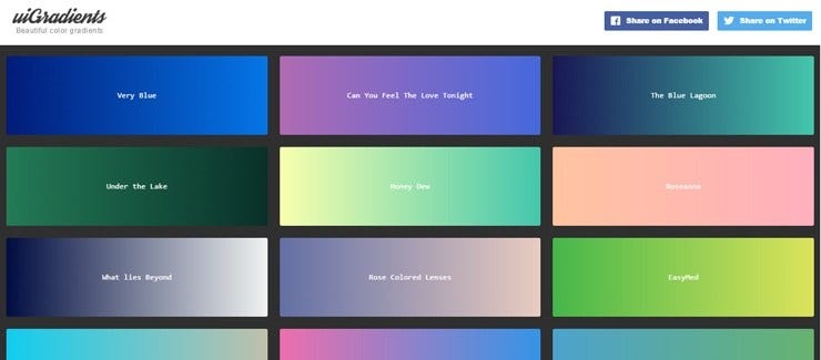 uiGradients, Beautiful Gradients For Designers | by Alex Ionescu ...