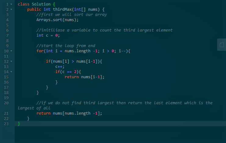 414. Third Maximum Number(Solution || Leetcode Easy || Java) | By ...