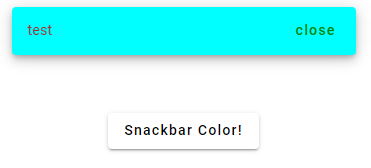 Custom Snackbar in Angular Material