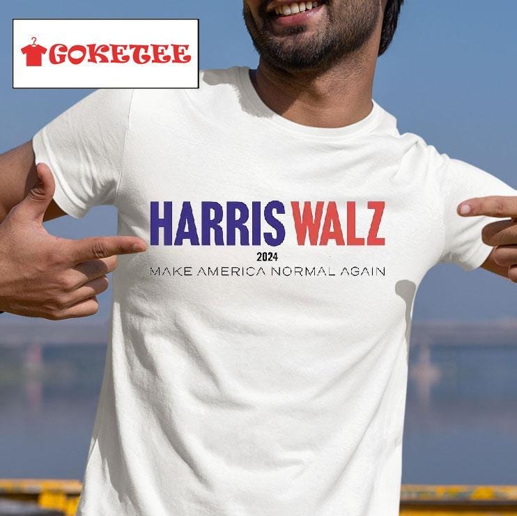 Kamala Harris And Tim Walz 2024 Make America Kind Again Shirt