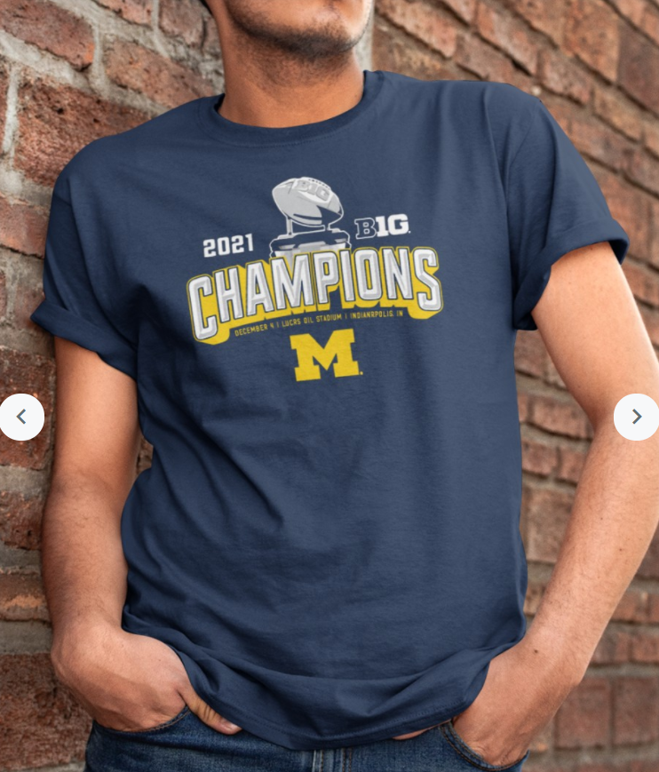 Michigan Big Ten Championship Shirt Diwob Medium