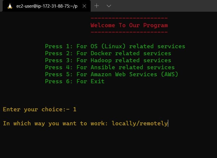 Menu Driven Automation Program using Python | by Akshansh Singh | Medium
