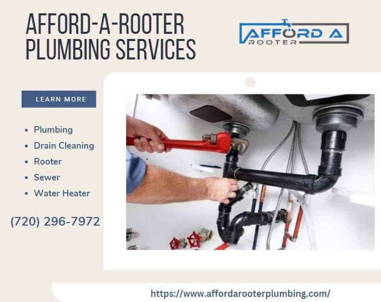 Emergency Drain Cleaning Services | Denver, CO - Afford A rooter ...