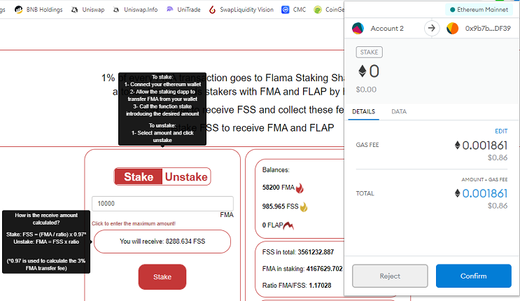 FMA STAKE