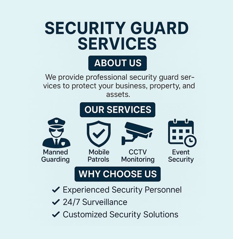 Top Security Guard Services in Canada:What to Expect in 2025?
