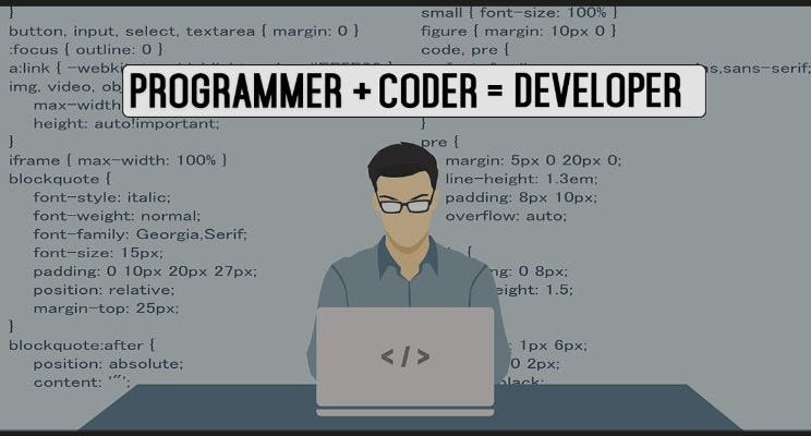 Who are you ?? A Programmer or A Coder | by Huzaifah Munshi | Medium