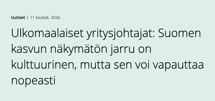 Suomi tarvitsee uuden kasvun paradigman — ei hienosyisempää versiota vanhasta — Vastine Deloitten…