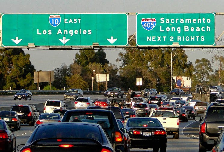 Driving in Los Angeles. Driving in Los Angeles is a pretty big… by
