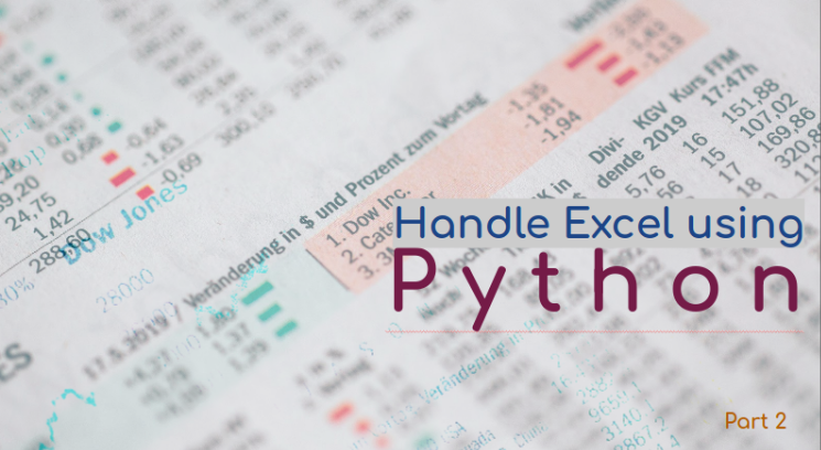 Handle Excel file using Python (Part 2) | by Anurag Srivastava ...