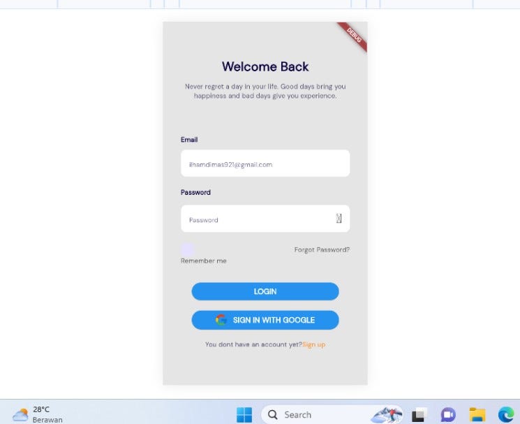 Hasil membuat project flutter vs code by dimas ilhamsyah r medium