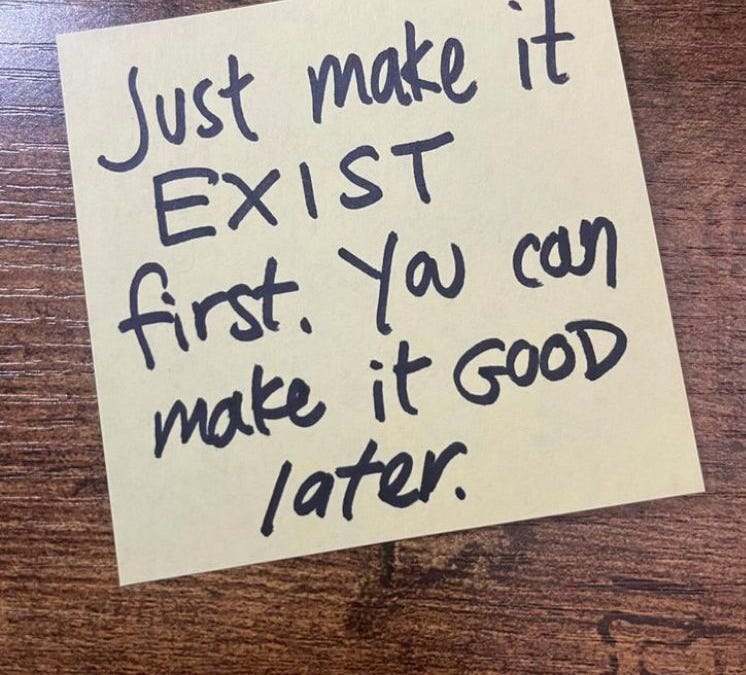 Before you’re ready..