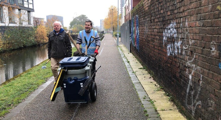 Ancoats volunteers collect 325 syringes in 2019 from canal banks
