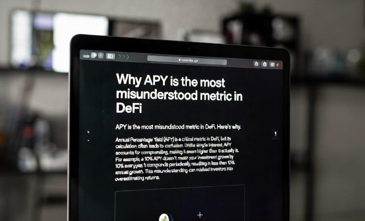Why APY Is the Most Misunderstood Metric in DeFi