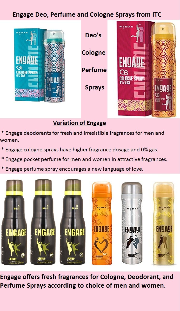 Engage's Deo, Perfume and Cologne Sprays | by Naresh Deo | Medium