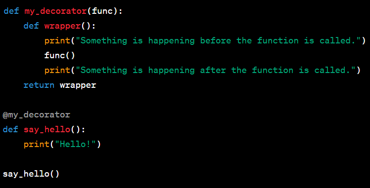 Decorators in Python:. Definition: | by Aparna Lakshmi Nedunooru | Medium