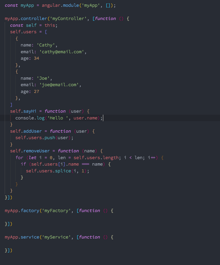 The difference between Angular Services and Factories | by Weylin ...