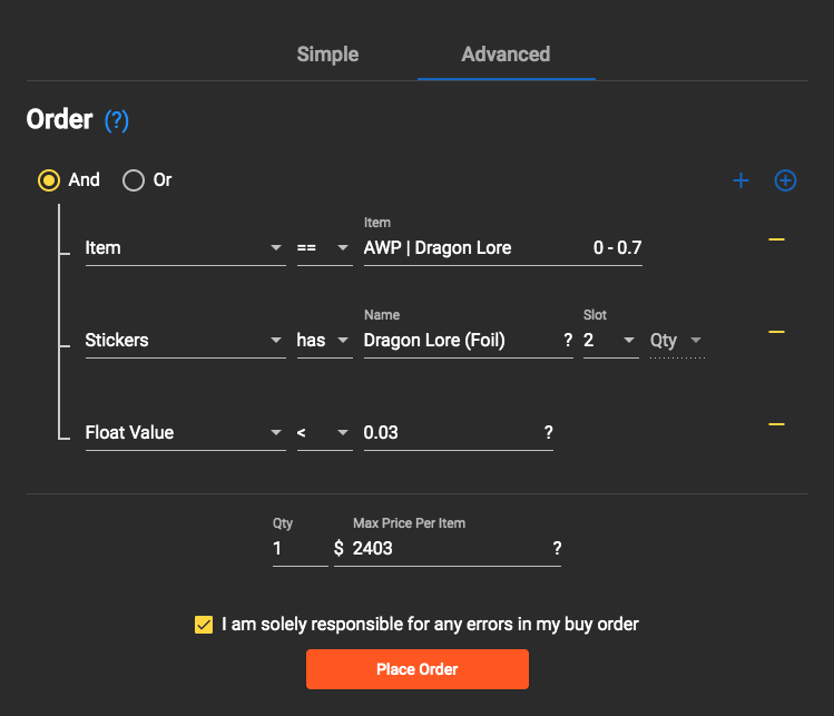 AWP skins price changes - Cs.money CS:GO Trading Bot