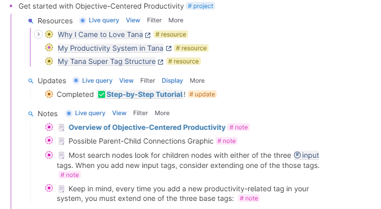 Simple Principles for Seamless Productivity in Tana (or any other app)