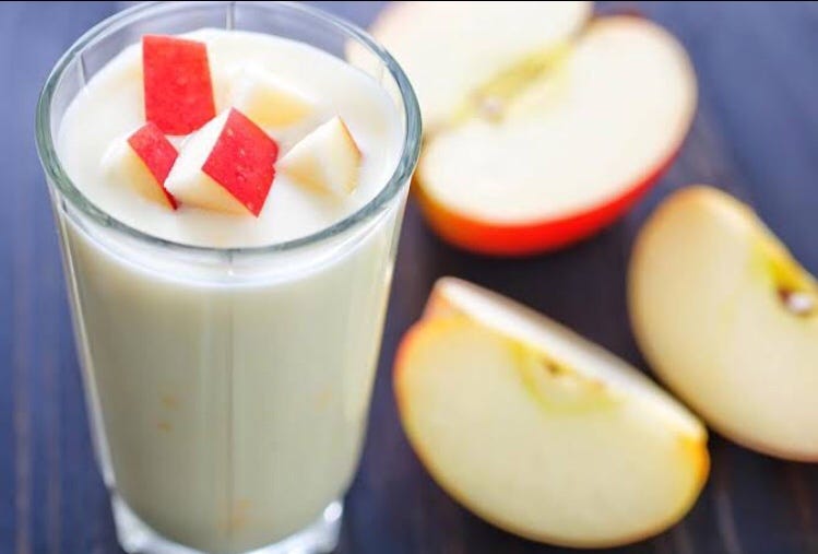 How to make Apple milkshake Ingredients 1 cup of chopped Apples 1 cup