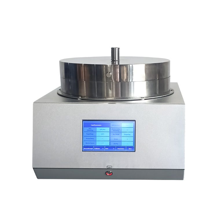 12inch Large Wafer Heating Programmable Spin Coater with Stainless Steel Chamber for coating via…
