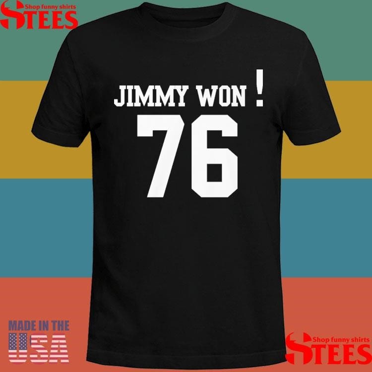 Official Lillian Carter Jimmy Won 76 Shirt Alnasclothing Medium