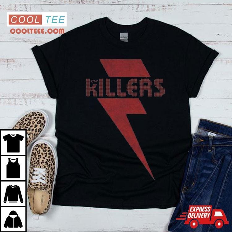The | Shirt Coolteee Killers Jan, | Medium Bolt by 2024 | Red