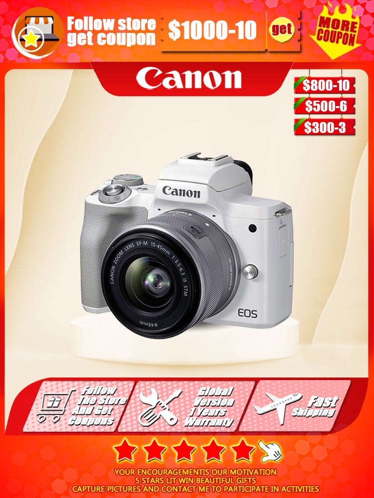The Canon EOS M50 Mark II A Versatile and Powerful Compact Camera for