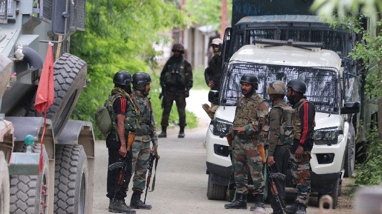 Security forces recover and destroy IEDs in Pulwama