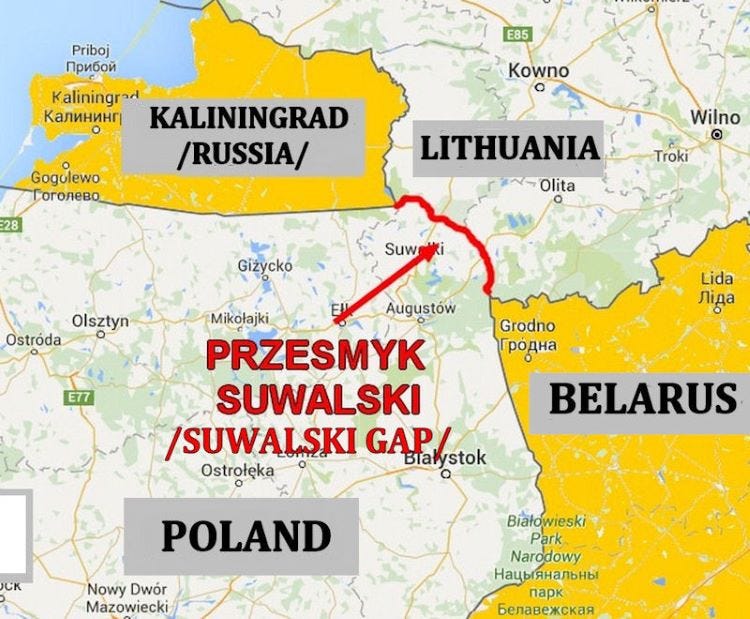 O que é o “Estreito de Suwalki”, a Região Mais Vulnerável da OTAN na Europa