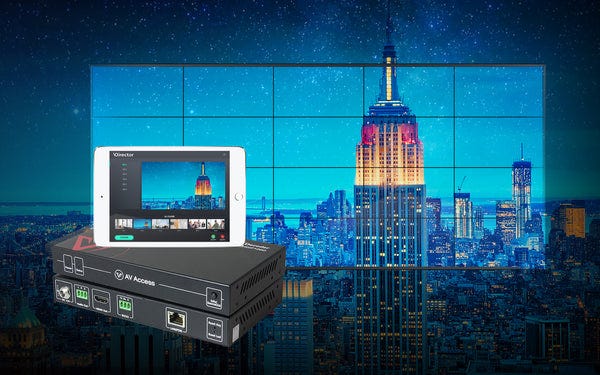 Build Video Wall within Minutes: AV Access Launches HDIP100 Zero-Configuration AV over IP Solution