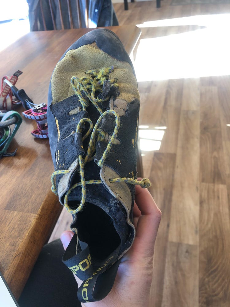 A Beginners Guide to Resoling Your Climbing Shoes by Outdoor Prolink