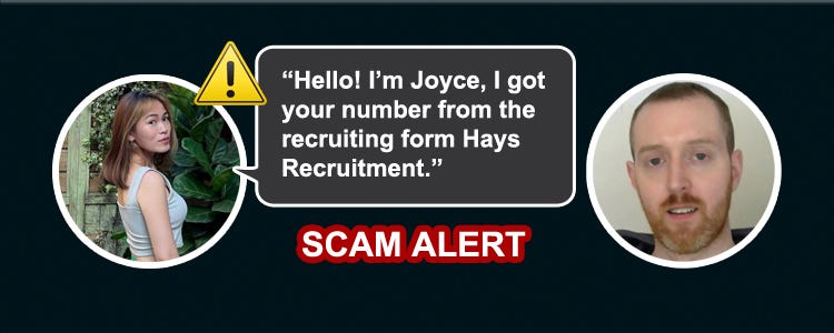 Job Offer from Fake Hays Recruitment WhatsApp Scammers | Medium