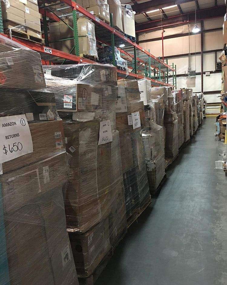 Where to buy a clearance return pallet?