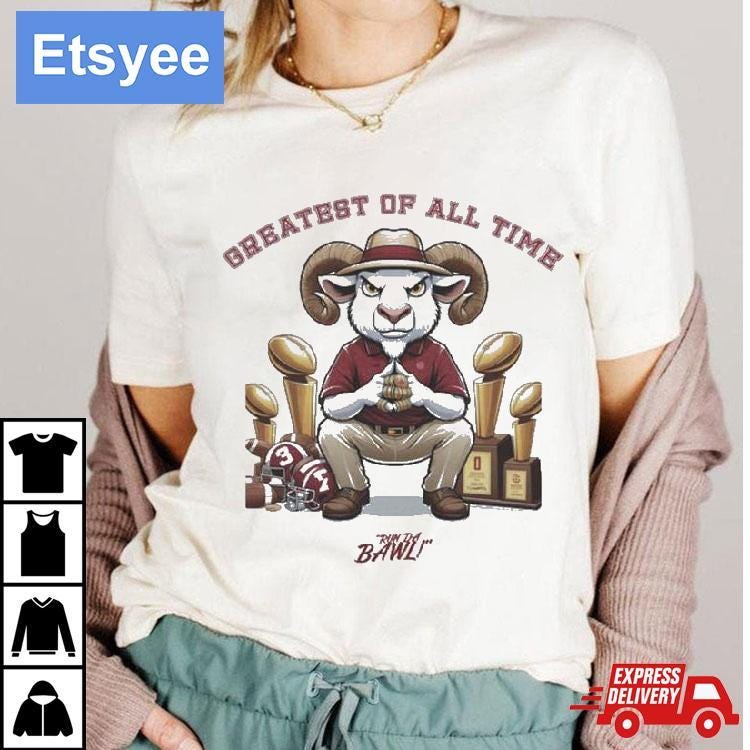 The Rdb G.o.a.t Greatest Of All Time Trophy Shirt