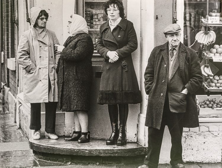 Coronation Street extras. So in-character back then | by Ed Buziak