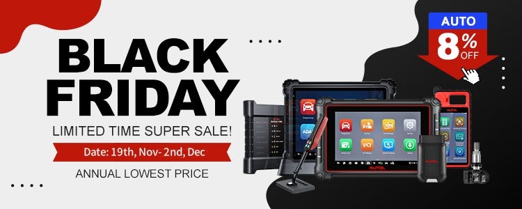 Double Discounts: Autel Black Friday Sale with Up to 44% Off!