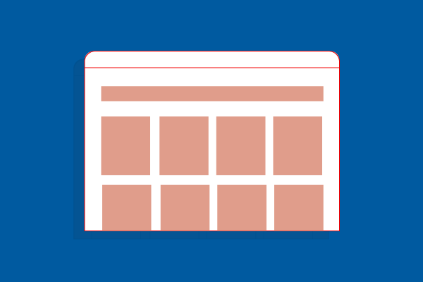 card style layout pattern