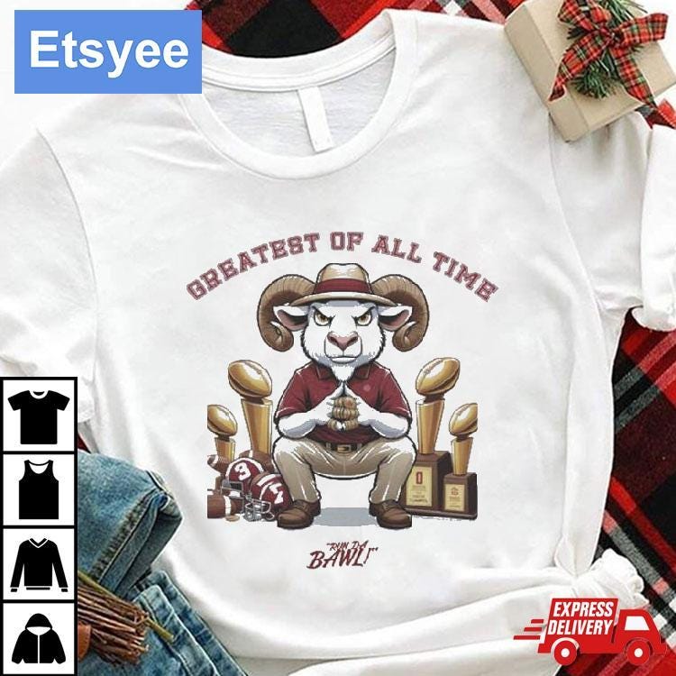 The Rdb G.o.a.t Greatest Of All Time Trophy Shirt