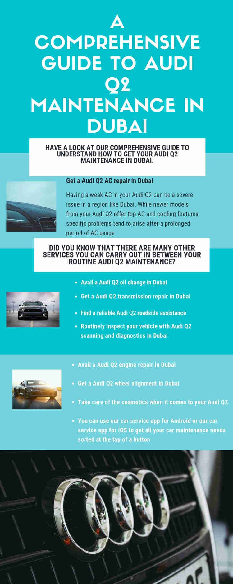 A Comprehensive Guide to Audi Q2 Maintenance in Dubai by naomijones Medium