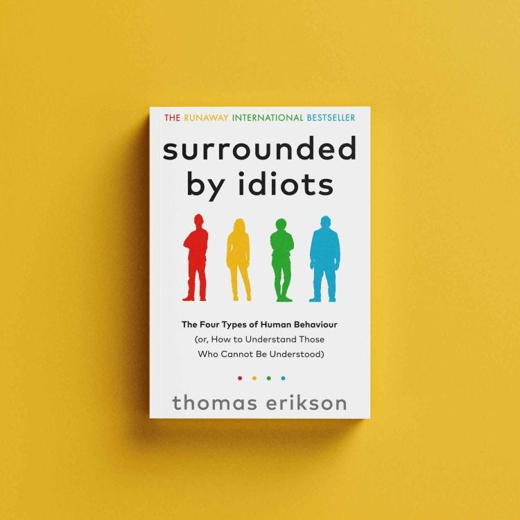 4 Books Set By Thomas Erikson Surrounded By Idiots,by Psychopaths