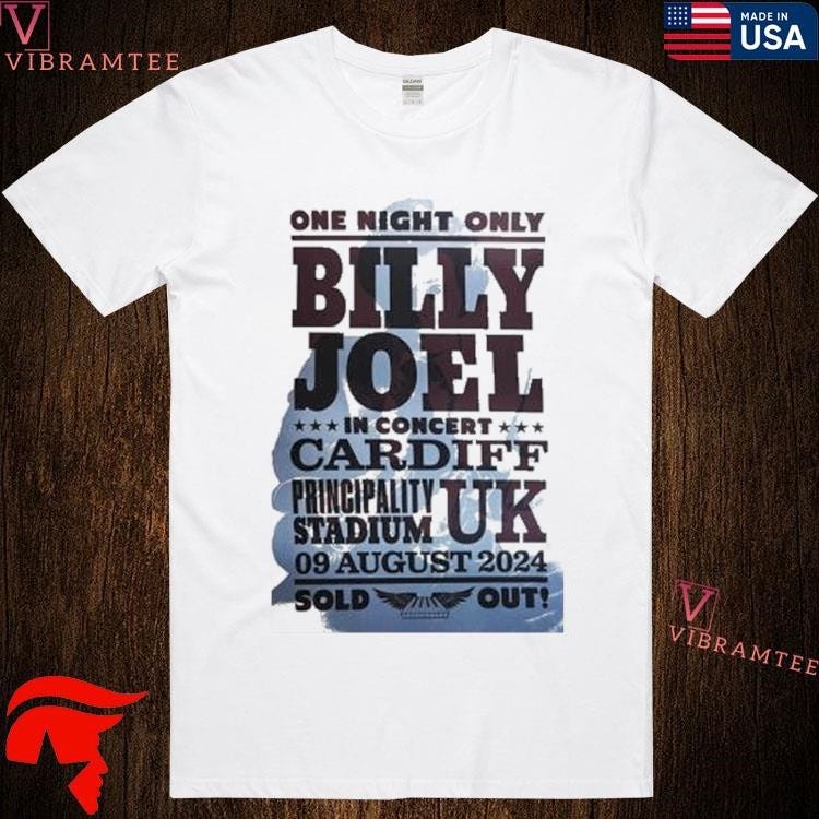 Official Billy Joel Cardiff One Night Only In Concert Principality